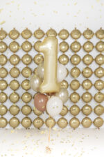 Folija balons ”1”. Zelta.86cm - Image 2