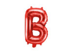 Folija balons ''B'', 35cm, sarkans
