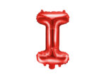 Folija balons ''I'', 35cm, sarkans
