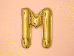 Folija balons ''M'', 35cm, zelts - Image 2
