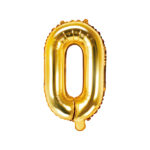 Folija balons ''O'', 35cm, zelts