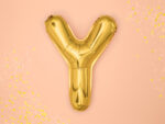 Folija balons ''Y'', 35cm, zelts - Image 2