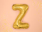 Folija balons ''Z'', 35cm, zelts - Image 2
