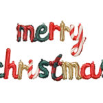 Folija balons "Merry Christmas"