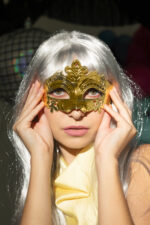 Acu maska "Karnevāls" zelta - Image 2