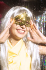 Acu maska "Karnevāls" zelta - Image 3