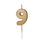 Svece '9'. Zelta