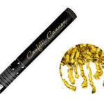 Konfeti.Izšaujams.Zelta strēmeles,40cm